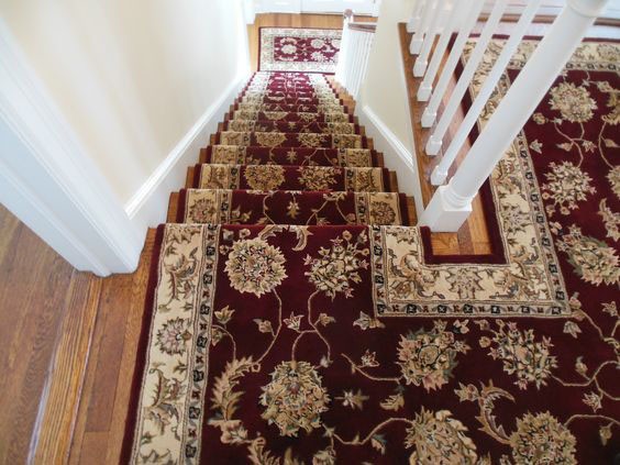 custom stairway Stairway carpet runner | Fovama Oriental Rugs & Carpets