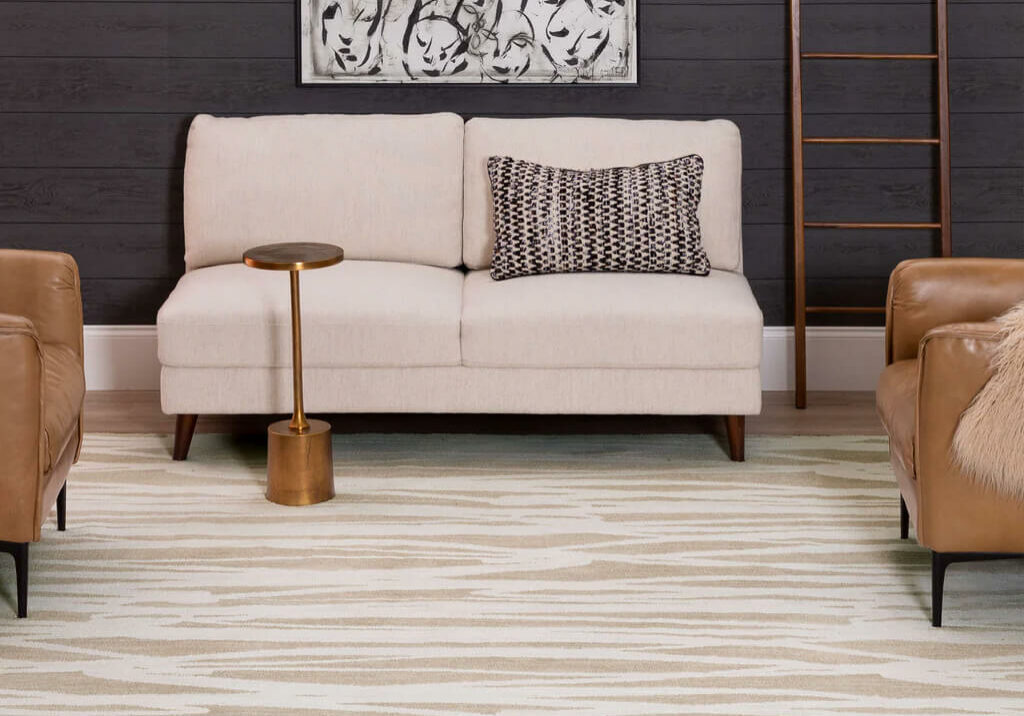 area rug in living room | Fovama Oriental Rugs & Carpets in Scarsdale, NY